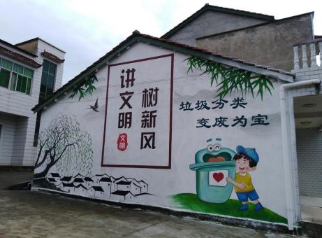 闽清墙绘是现在流行的墙体广告
