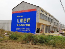 闽清农村墙体广告在不同形式上面展现的不同特色