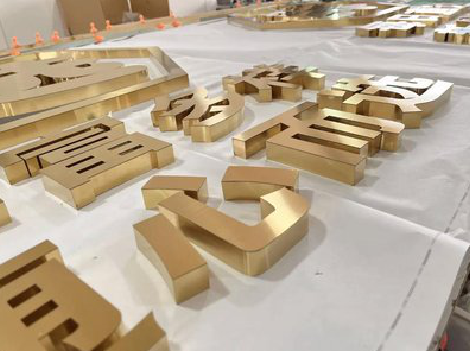 闽清拉丝不锈钢字的特点。